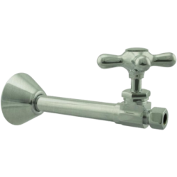 VAB0034 Straight Stop Valve, Cross handle
